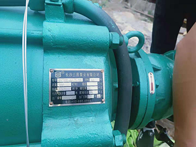 QY200-66水泵安装现场