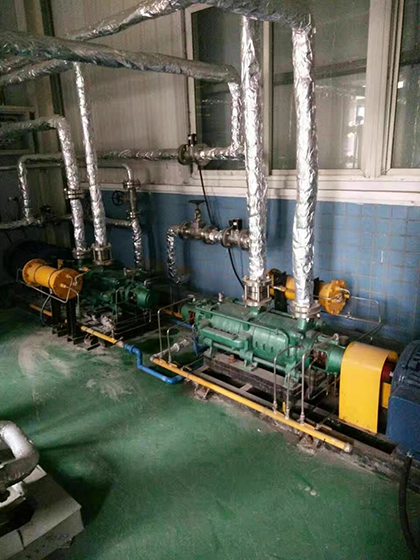 DG12-80*12(P)自平衡高温锅炉给水泵使用现场