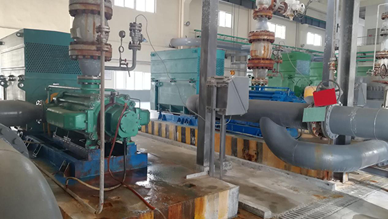 江西盐业股份有限公司下属分公司采购MDF(P)不锈钢自平衡多级离心泵使用现场